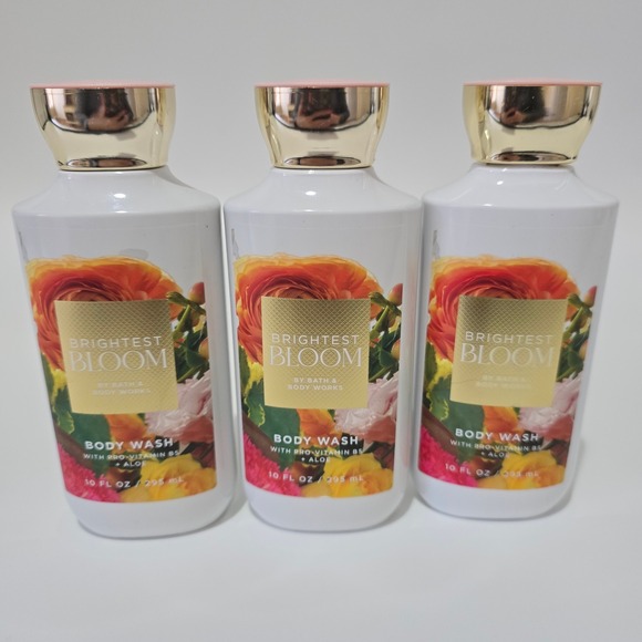 Bath & Body Works Other - Bath & Body Works Brightest Bloom Body Wash 3-Pack 10oz Each Discontinued Scent